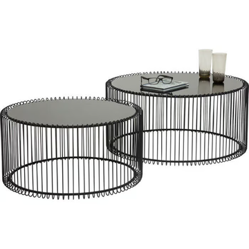 WIRE - Round coffee table for living room by KARE Design - view 3